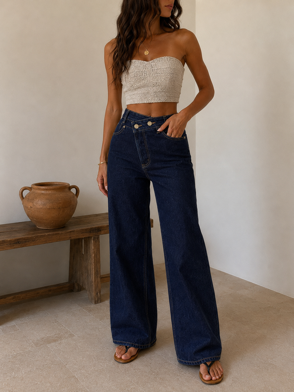 Pantalon Wide Leg