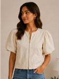 Veste courte manche
